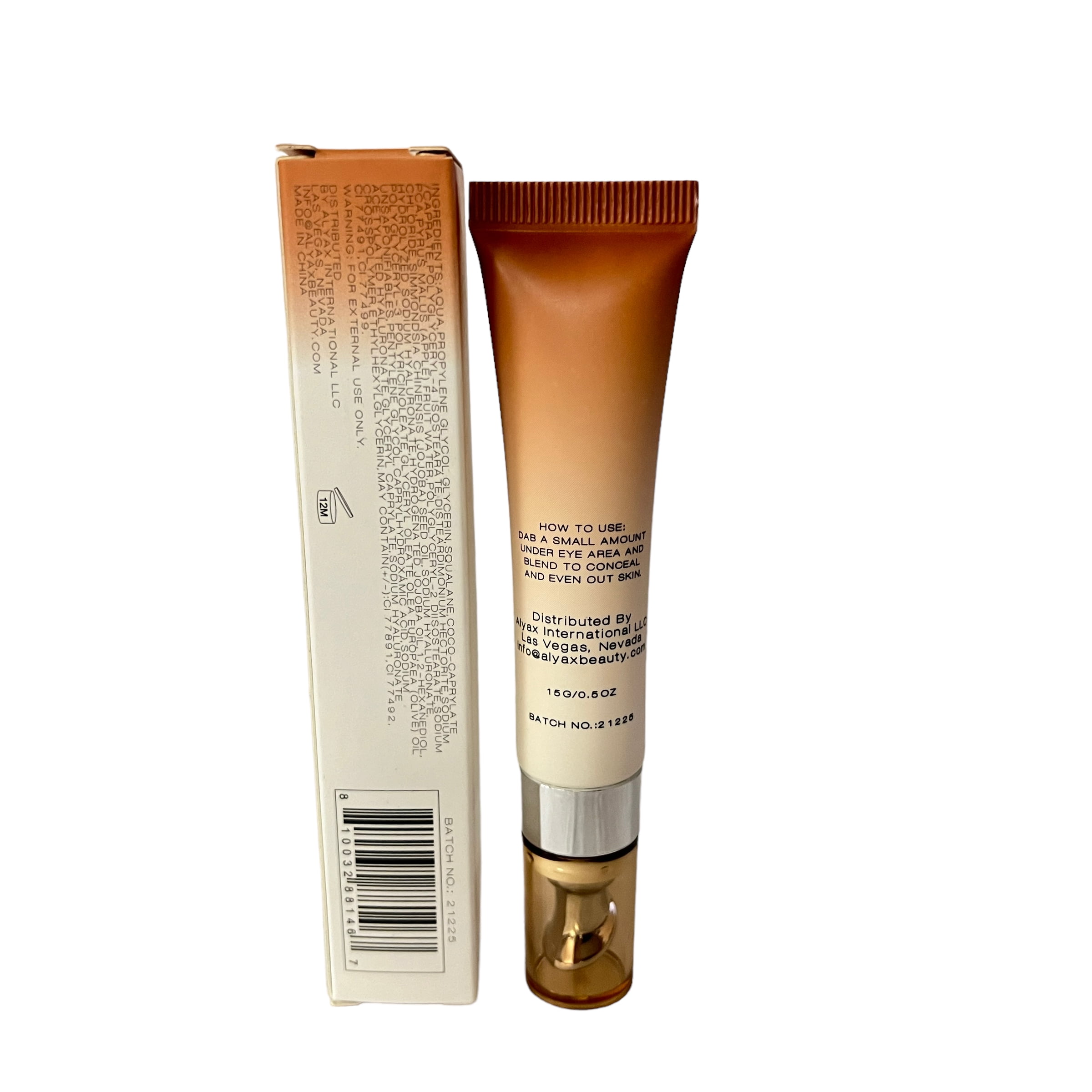 Tynt Beauty Tynted & Brightening Eye Cream 0.5 oz Shade Veil