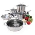 thumbnail image 4 of Chantal SLIN-9 Induction 21 Acier Cuisine Cuisinière Ensemble, 9 Pièces, 4 of 5