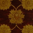 thumbnail image 3 of SAFAVIEH Heritage Portmont Traditional Wool Area Rug, Maroon, 3'6" x 3'6" Round, 3 of 4