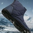 thumbnail image 4 of YLYL Men's Women's Barefoot Hiking Boots Winter Snow Wide Toe Slip-On Waterproof Ankle Booties Five-Finger Sneakers for Outdoor Walking, 4 of 9