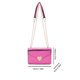 thumbnail image 2 of Bolsa De Hombro Bolso bandolera para mujer con diseño de cocodrilo, bandolera de PU, bandolera (rosa roja) Likrtyny Para Estrenar, 2 of 4