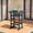 Navy, variant on Barara King Outdoor Picnic Tables,Patio Table for Outdoor Use,30 Inch Square Bar Table Dining Table with Slatted Tabletop for Poolside-Navy