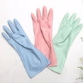 thumbnail image 2 of SWETRACE 1Par Guantes Para Lavado De Platos Y Jardinería Material Resistente Y Cómodo Verde, 2 of 8