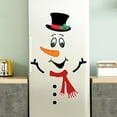 thumbnail image 1 of LSLJS Stickers, Christmas Snowman Expression Magnetic Refrigerator Sticker Holiday Decoration Diy Garage Door Wall Sticker, Christmas Decorations, 1 of 6