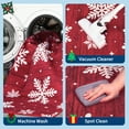 thumbnail image 7 of FairOnly 2'x3'Christmas Snowflake Pattern Rug Soft Machine Washable Low Pile Non Slip Doormat for Entryway Kitchen, 7 of 7