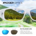 thumbnail image 4 of Xagger Polarized Wrap Around Sunglasses for Men Women Sports Driving Fishing Anti-Glare UV400 Sun Glasses, 4 of 6