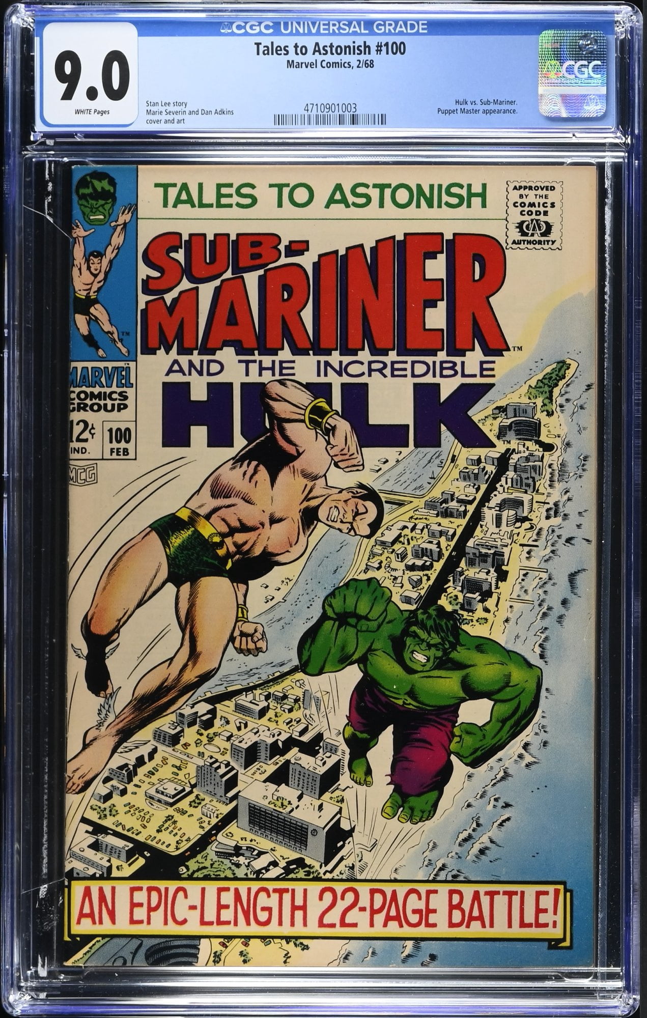 Cover of Tales to Astonish #100