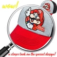 thumbnail image 3 of Gorra de béisbol Nintendo Super Mario Boys de 4 a 12 años, 100% algodón, 3 of 7