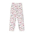 thumbnail image 4 of Kdxio Cute Poodle Dog Print Men's Sleep Pajama Pant Lounge Pants with Pockets, 4 of 8