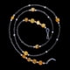 thumbnail image 1 of Tenedor De La Correa De Cuello Del Cordón De Cadena Moldeado Del De Las Gafas de terre De De La Lectura Amarillo Salvador Collar de gafas, 1 of 9
