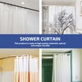 thumbnail image 2 of unbranded  12 Pcs Clear Shower Curtain Hook Avoid Dirty Curtains White Hooks, 2 of 8