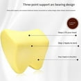 thumbnail image 2 of Decodeary Fiber Auto Car Neck Pillow Memory Foams For Enhanced Comfort And Support Relaxing Support Versatile light brown, 2 of 6