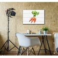 thumbnail image 2 of wall26 - Canvas Wall Art - Watercolor Painting of Carrots - Gallery Wrap Modern Home Art | Ready to Hang - 24x36 inches, 2 of 3