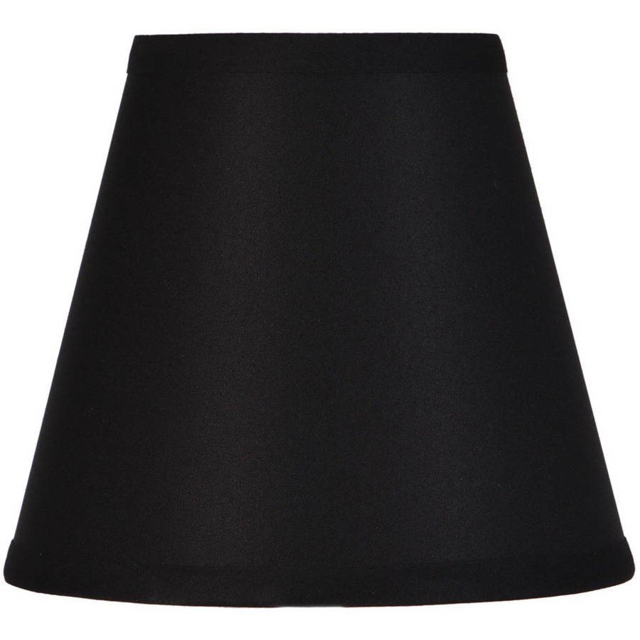 Mainstays Empire Accent Lamp Shade in Solid Black 7"
