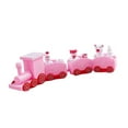 thumbnail image 2 of Tren navideño con  en miniatura para coleccionable de mesa Rosado Yuyangstore Trenes en miniatura, 2 of 8