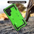 thumbnail image 7 of Takfox Case For Samsung Galaxy S22 Ultra,Shockproof Heavy Duty Rugged Locking Swivel Holster Belt Clip Kickstand Full Body Hard Shell Phone Cover Case,Green, 7 of 7