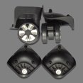 thumbnail image 3 of crativent Roulettes Pivotantes Robustes 2 Pcs pour Bagage et Valise avec Rouleau de Voyage à Roulement Fluide A78 Noir 5,3 cm 1 Ensemble, 3 of 5
