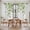 Green, variant on Black Gradient Tier Curtains 24 Inch Length, Abstract Polka Dots Vintage Modern Cafe Short Curtains for Bathroom Over Sink, Small Kitchen Curtain Light Filtering Tiered Drapes 2 Panels 27.5"Wx24"L