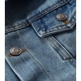 thumbnail image 6 of Ticikt Stylish Denim Jacket for Boys Classic Casual Outerwear Coat Comfortable Durable Autumn Fashion 3-16 Years,Color:Blue, 6 of 8