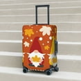 thumbnail image 5 of JUNZAN Happy Thanksgiving Three Gnomes Print Washable Luggage Cover - Fashion Suitcase Protector Fits 18-32 Inch Luggage (without luggage), 5 of 5