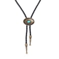 thumbnail image 1 of Collar de Turquesa Yinane Vintage Unisex Gargantilla Vaquero Occidental Joyería para Hombre, 1 of 8