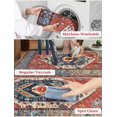 thumbnail image 3 of Alfombra Serissa para correr, lavable, antideslizante, 80 x 305 cm, vintage, oxidado, 3 of 8