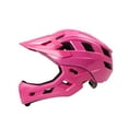 thumbnail image 3 of Casco de ciclismo para niños, casco de ciclismo con forro desmontable, casco completo conmutable para niños y medio casco, casco de monopatín para Rosa, 3 of 8