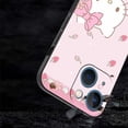 thumbnail image 4 of Pink Style Flower Hello Kitty Phone Case for iPhone 14 11 13 12 Pro Max XR X XS 8 7 6 6S Plus MINI Silicone Cover advanced, 4 of 7