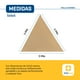 thumbnail image 5 of Malla Sombra Velaria 5x5x5 - Triangular Beige - Mallasombra para Exteriores - Bastillas Dobles Reforzadas - Protección 90% Rayos UV - Lonasombra - Velaria 5x5x5 Beige, 5 of 5