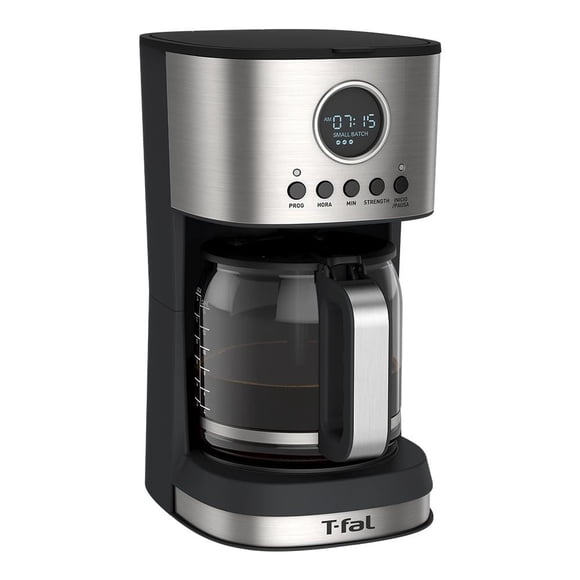 Cafetera Programable T-Fal Excellence 14 Tazas Plata