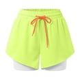 thumbnail image 3 of HAIJIE Swim Shorts Women Stretchy High Waisted Beach Shorts Women's Shorts for Women Girls Upf 50+ Swimsuit Bottoms with Liner, 3 of 7