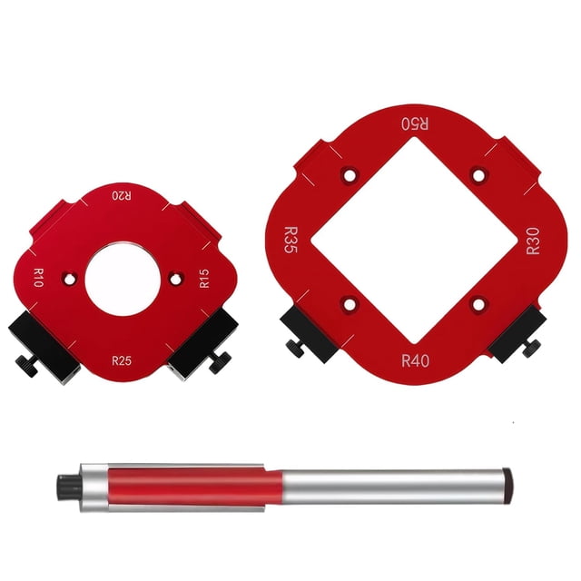 EcoNesxp Trimming cutter R30 R35 R20 Angle milling template Radius clamp router template R40 Router for woodworking