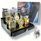 thumbnail image 1 of Organizador clásico de madera para colonia para hombre, negro, 3-4 niveles | Caja de regalo de diseño y decoración con tirador de león | Estante de exhibición con soporte de Colonia con cajón | Elemen, 1 of 1