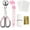 Pink, variant on Cake Pop Kit, Including 100 Cake Pop Sticks and Wrappers, 100 Twist Ties, 1 Cake Pop Scooper and Decorating Pen, Cake Pops Making Tools for Lollipop, Candies, Chocolates and Cookies,red