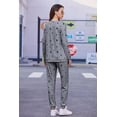 thumbnail image 7 of KISSGAL Jogger Pajama Set Long Sleeve Sleepwear Soft Pj Set Comfy Lounge Set Nightwear with Pockets, 7 of 7
