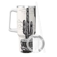 thumbnail image 2 of Bingfone Vintage Cactus Pickup for 40 Oz Stainless Steel Travel Mug Double Wall Water Coffee Cup for Home,Office, Outdoor Works Great for Ice Drinks and Hot Beverage, 2 of 8