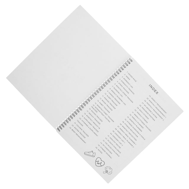 Greenadscape Cuaderno De Ejercicios Con Plantillas Para Seguimiento Diario Y Progreso Fitness