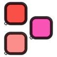 thumbnail image 3 of 3Pcs Waterproof Camera Housing Camera Diving Filter Compatible for GoPro Hero 8, 3 of 8
