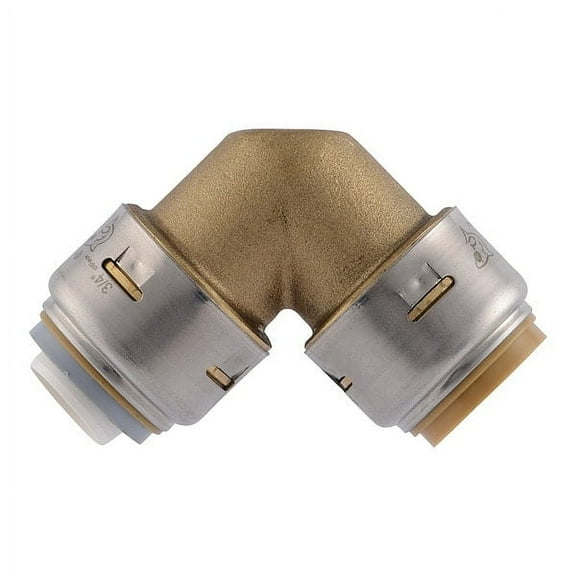 Sharkbite Max Adapter,Brass,3/4 in Size A Pipe Size UR4256
