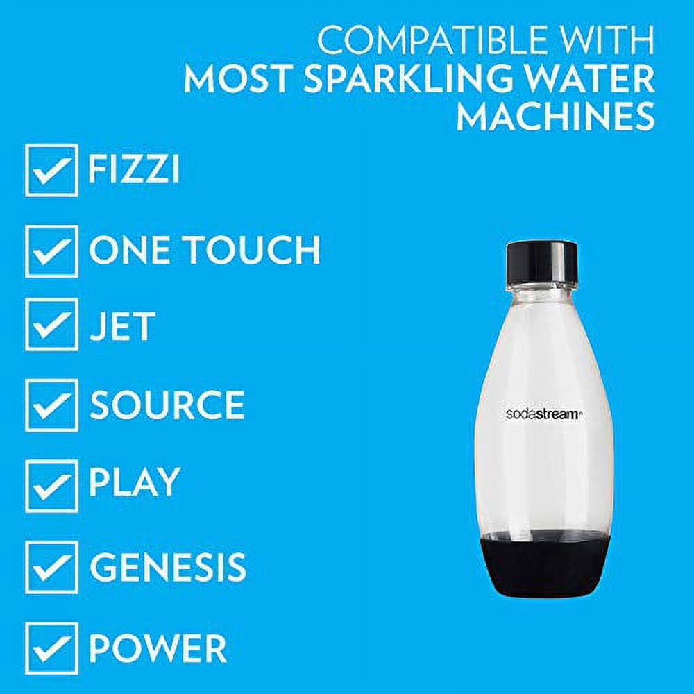 0.5 Liter Carbonating White Bottles Twin Pack - SodaStream