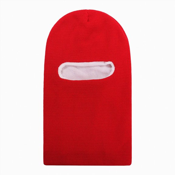 CAICJ98 Baby Scarf Hat Unisex Infant Toddler Kids Beanie Hats with Neck Warmer Windproof Hooded Hat for Boys Girls 1-6 Years,Red