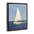 thumbnail image 2 of Stupell Industries Transitional Deep Blue Sail at Sea Black Floating Frame Canvas Art, 17 x 21, by Creative Studio, 2 of 8