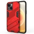 thumbnail image 1 of ELEHOLD for iPhone 14 Plus Armor Rugged Case with Hidden Kickstand PC Back + TPU Bumper Anti-Fall Drop Resistant Shockproof Lightweight Hybird Case for iPhone 14 Plus 6.7 inch, Red, 1 of 11
