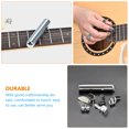 thumbnail image 3 of Miangastore Stainless Steel Finger Slider Bars Metal Guitar Picks 1 Set, 3 of 9