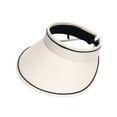 thumbnail image 4 of Summer Sun Visor Hat Beach Cap Comfortable to Wear Fashionable  Beige, 4 of 7