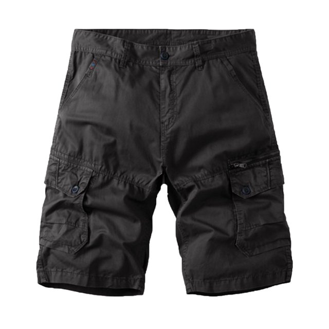 Men's Workout Cargo Shorts Lightweight Hiking Flat Front Shorts Tactical Work Shorts with Multi Pockets