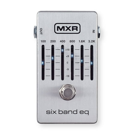 Dunlop MXR M109S Six-Band Graphic EQ Guitar Pedal (Best Budget Eq Pedal)