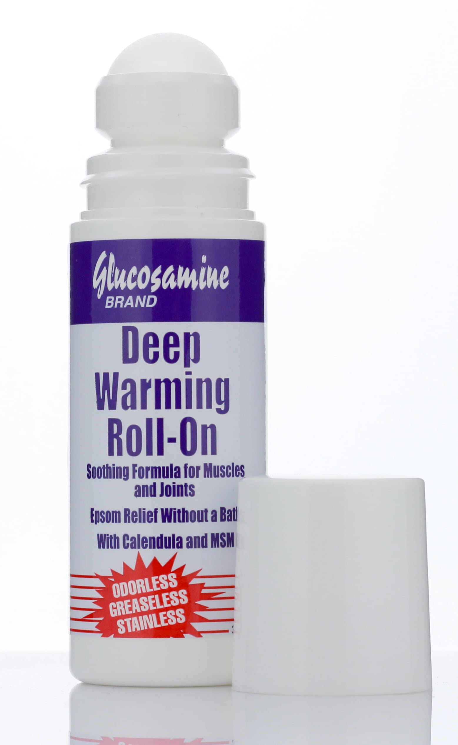 Glucosamine Pain Relief Deep Warming RollOn Gel. Pain Relief Gel for