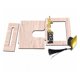 thumbnail image 5 of Adornos de madera para regalo de graduación, marco de fotos, mesa tridimensional, regalo conmemorativo de graduación, color rosa, 5 of 6