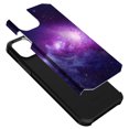 thumbnail image 2 of iPhone 11 Case, Kaesar Slim Hybrid Dual Layer Shockproof Hard Cover Graphic Fashion Cute Colorful Silicone Skin Cover Armor Case for iPhone 11 (Galaxy Cloud), 2 of 4